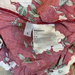 Reformation  Jade Midi Dress in Justine Red Scoop Back Tie Straps Size S Photo 5