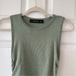 LIONESS  Military Minds Drawstring Mini Dress Sage Green Womens SZ Small Stretch‎ Photo 7