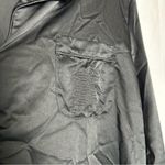 Savage X Fenty Black Button Up Long Sleeve Pajama Top Size Large Photo 2