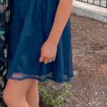 Boutique Navy Blue Babydoll Dress Photo 0