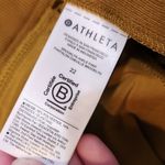 Athleta  Mustard Yellow High Rise Pull On Casual Athleisure Ankle Pants Size 22 Photo 8