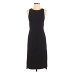Rag and Bone  Slinky Division Open Back High Neck Chic Midi Dress Black 2 Photo 2