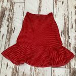 Ann Taylor LOFT RED FLOWY SKIRT Photo 1
