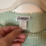 Cuddle Knit Vintage Light Green Textured Sweater, M Size M Photo 1