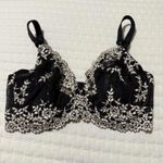 Wacoal  34DD Embrace Lace Black & White Floral Bra Underwire Unlined 65191 Photo 10