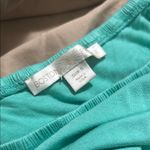 Boston Proper Women's Aqua Off-Shoulder Top Photo 3