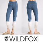 Wildfox Jack Jogger Blue Dip Dye Joggers Sz L NWT Photo 9