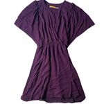 Alice + Olivia  Women's‎ Chiffon Silk Plum Purple Wrap Dress size Small Flutter Photo 1