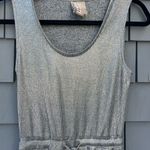 NWOT Anthropologie Silver Metallic Dress XS Photo 4