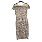 Tadashi Shoji  Dress Emma Paillette Embroidered Lace Sequin Sparkle Size 6 Photo 2