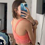 Aerie Orange  Lace Cotton Lace Bralette Photo 1