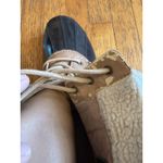 Sam Edelman Women's Size 10 Caldwell Natural Snake Print Leather Duck Boots Photo 5