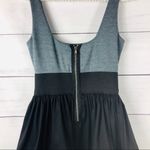 Necessary Objects  Gray Ruffle Midi Dress Photo 4