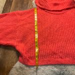 Pilcro ‎ Zamora Sweater Size XL Coral Oversized Knit Womens Anthropologie Cowl Photo 4