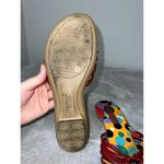 White Stag Women’s Vintage Flip Flop Flats Sandals 7 Red Strappy Flat Photo 6