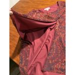 Coldwater Creek  Red Paisley Top XL Sleeveless Women’s Blouse X-Large Shirt Work Photo 7