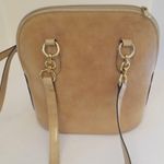 Saks Leather Beige shoulder bag Photo 1