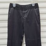 Old Navy  Women Pants Size 6 Black Straight Leg Casual Cotton Stretch Slacks Photo 2