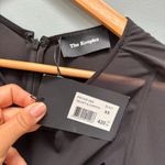 The Kooples  Velvet Dress with Muslin Insets in Black Photo 9