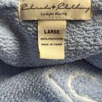 Colorado Clothing Luxury Knits Hooded Zipper front Snowman Top/Jacket. SZ. L. Blue Size L Photo 6