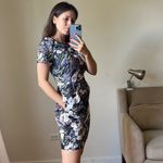 sachin and babi mini printed dress size 6 purple white green D1 Black Photo 3