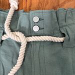 Driftwood DENIM Vicki Linen-blend Pant Paper bag Green Aloe size 28 NWT Photo 3