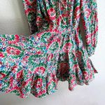 RIXO Roxy Hibiscus Floral Mini Dress Sz 2 Pink Photo 4