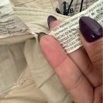 ZARA NWT Straight Leg Cargo Pants Cream Neutral Size 6 Photo 7