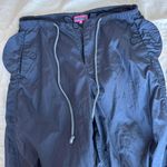 Edikted Navy Parachute Pants Photo 4