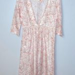 Roseanna Silk Floral 3/4 Sleeve Open Back Dress From France Size 4 Photo 1