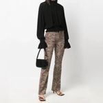 Norma Kamali . New! Black Turtle Peasant Top Photo 2