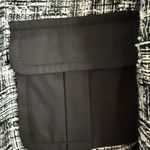 Escada Black,White Textured Lady Jacket with Fringe Details and Pockets Polished Black Size 38 Photo 3