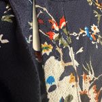 Bloomchic  navy flutter sleeve blouse with floral print size 12 SEE DESCRIPTION Photo 7