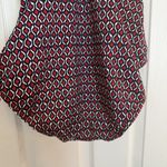 MiracleSuit  Sz 14 Sanibel One Piece Swimsuit Red/White/Blue Slimming Ruched EUC Photo 4