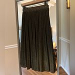 None Elegant Pleated Antique Bronze MIDI Pleated‎ Skirt Size Medium Photo 4