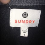 Sundry gray metallic splatter long sleeve 1/S top Photo 2