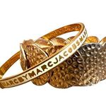 Marc by Marc Jacobs Marc by Marc Jacob’s gold bracelet and Old Navy bangle bracelet set Photo 0