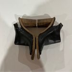 Madewell  The Marie Black Slingback‎ Stacked Heel Sandal Size 6 Photo 1