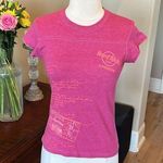 Hard Rock Cafe  Babydoll Pink T-Shirt Photo 0