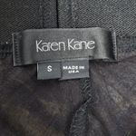 Karen Kane  Yellow Gray Ikat Flare Silk Blend Mini Skirt Size Small Photo 6