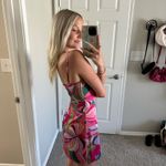 Sky to Moon Colorful Floral Mini Dress Photo 1