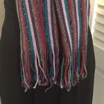 Glitter striped knit scarf Photo 2