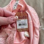Mudd Pink Lace Tank Top Crop Top Photo 3
