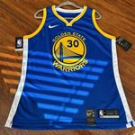 Nike NWT Stephen Curry Golden State Warriors Blue Swingman Jersey size xxl Photo 0