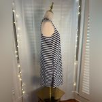 cupio  Navy and White Striped Swim Coverup Photo 1