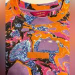 Teddy Fresh  x Myfawnwy Collab Multicolor Marbled Abstract Art Sweatshirt Size XS Photo 5