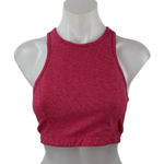 Outdoor Voices Red Sleeveless Racerback Yoga Athletic Sports Bra Crop Top Size M Photo 0