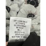 Milly Ombre Camellia Coco Dress Women Size 8 Black White Floral Cap Sleeve Mini Photo 7