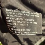 Jacqueline Ferrar  Genuine Leather Women Black Double Breasted Jacket Size XL Photo 12