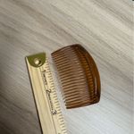 Vintage Plastic Brown Hair Comb Photo 3